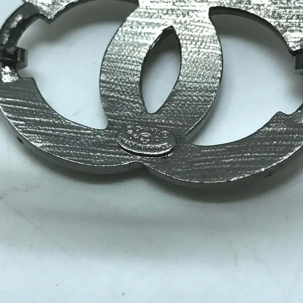CHANEL Authentic Logo Charm Bracelet